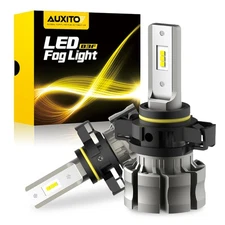 One Pair AUXITO 5202 LED Fog Light Bulbs 6500K XENON White 6000LM Conversion Kit