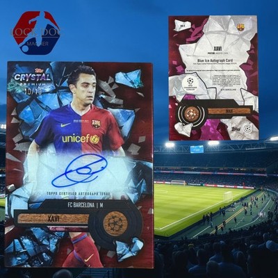 Topps Xavi Auto 10/10 Numbered Limited Barcelona La Liga