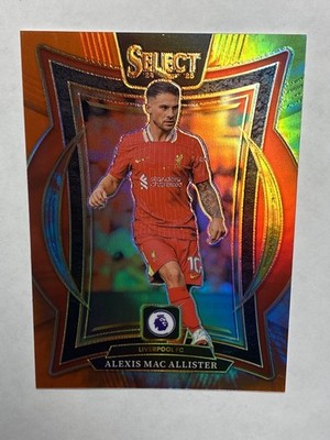 2024-25 Panini Select Premier League Alexis Mac Allister #45 /25 Tie Dye Prizm 