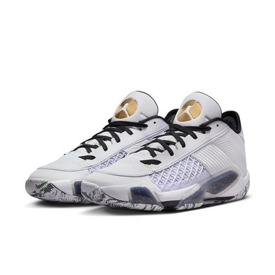 Air Jordan 38 'Royalty' White Sneakers, Size 9.5 BNIB FD2326-107