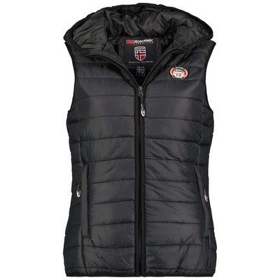 Geographical Norway VATIKA HOOD EO Mädchen Schwarz Weste (WW2008E/GNO-Black)