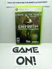 Call of Duty 4 Modern Warfare Game of the Year Edition (Xbox 360 2008) Complete 
