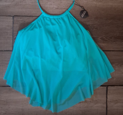 36D Coco Reef Aqua Breeze Mesh High Neck Tankini Top Under Wire D Cup new
