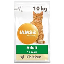 Iams Vitality Adult Cat Food With Fresh Chicken - 10kg 4.60 per kilo