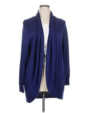Worthington Women Blue Cardigan 1X Plus