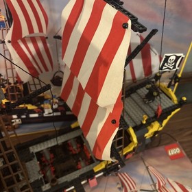 1989 LEGO 6285 VINTAGE Pirates Black Seas Barracuda Complete instructions Box