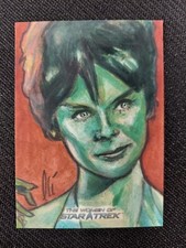 YVONNE CRAIG as MARTA Original Sketch 1/1 Artist Auto 2021 Women of Star Trek