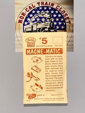 Kadee HO Scale 5 All Metal Magne-Matic Couplers with draft gear boxes 2 Pair 