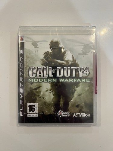 Call of Duty 4 Modern Warfare PS3 PAL Sealed First Print 2007 HMV Sticker