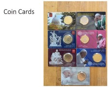 Vatikan Euro M&uuml;nze Coin Cards