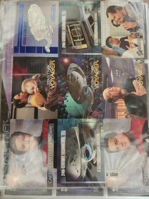 Assorted Star Trek Trading Card Sets And Inserts Read Description - Bild 1 von 4