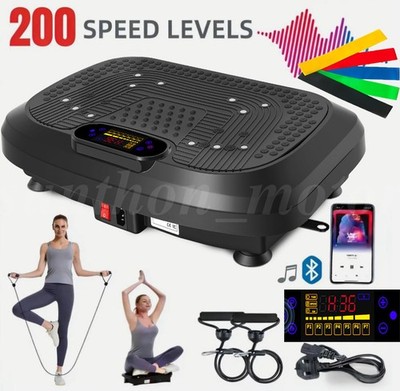 Vibration Plate Body Shaker Massage Fitness Machine Oscillating Power 3D Silent