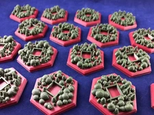 Terraforming Mars Greenery Tile Upgrade (4 pack - Custom 3D Printed)