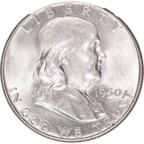 1950 50c Franklin Half Dollar ~ Uncirculated