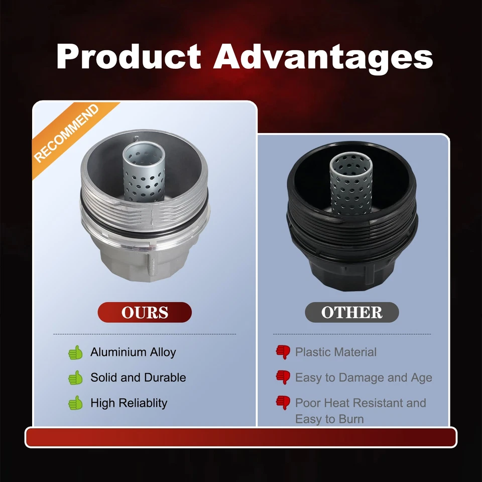 Soporte de tapa de carcasa de filtro de aceite + enchufe para Lexus ES300h ES350 GS450h IS250 IS350 Foto 4 de 4