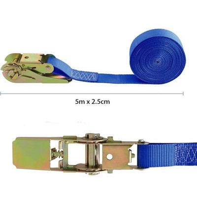 Ratchet Tie Down Straps Car Lorry Lashing Handy Travel 25mm 2-5 meter
