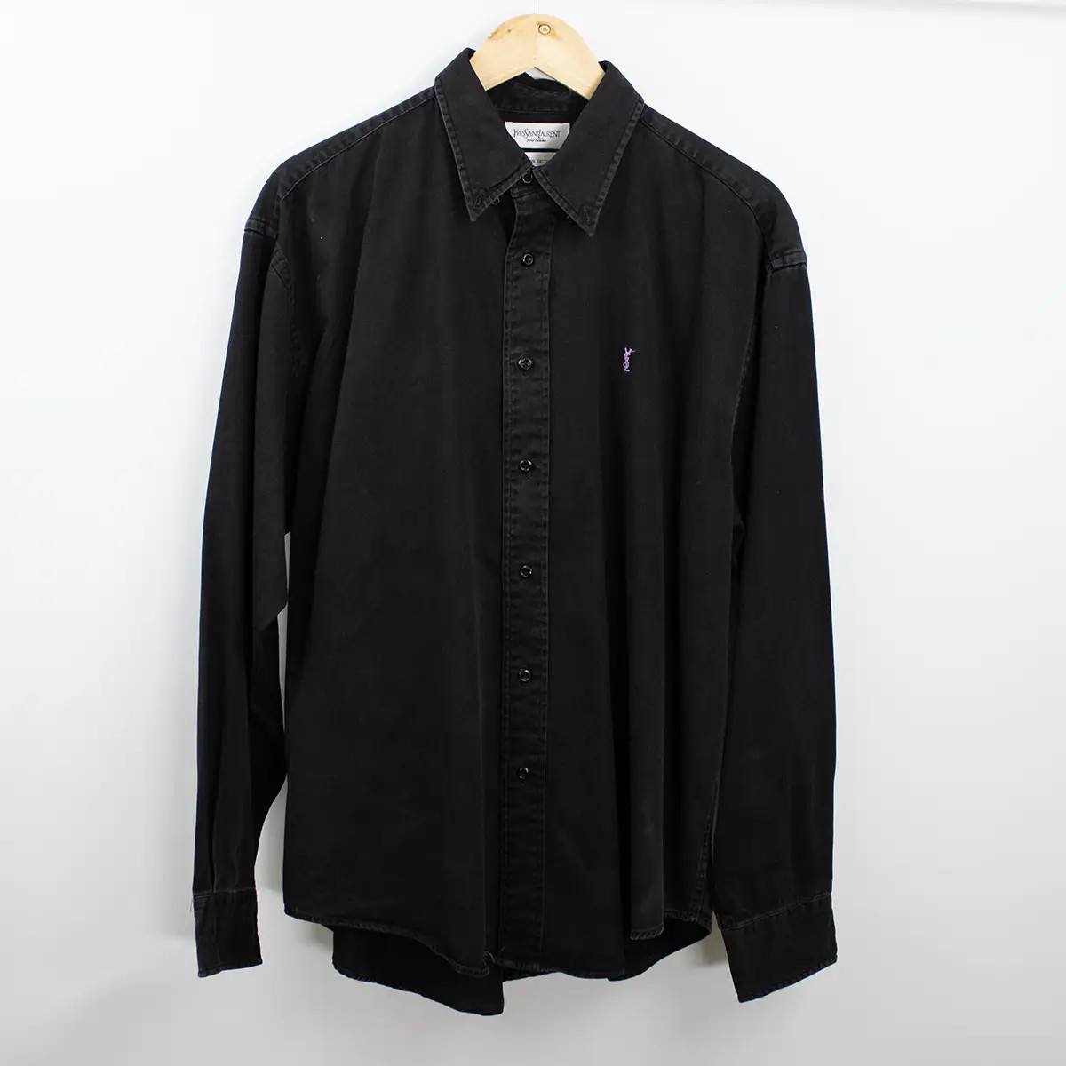 SAINT LAURENT YSL Camicia a maniche lunghe Nero L