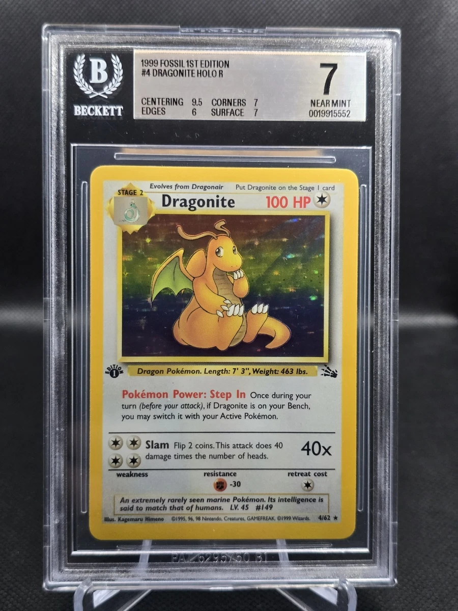 Pokémon TCG Colorless Fossil 1st Edition Individual Trading Card