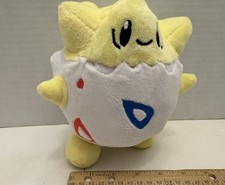 Pokemon Togepi Plush Stuffed Animal Toy 7" With Suction Window Hanger