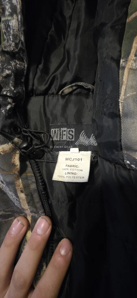 Chaqueta camuflada aislada WFS Element Gear MCJ101 Foto 2 de 4