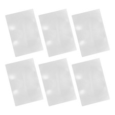 6 Pcs Full Page Reading Magnifier Sheets A4 Size Lens for Small Print