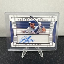 2022 Panini National Treasures Legacy Signatures Joey Gallo /48 #LS-JG