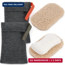 4 Pcs Bars Soap Bags Exfoliating Soap Saver Bags Foaming Bar Mesh Sock Pouches G