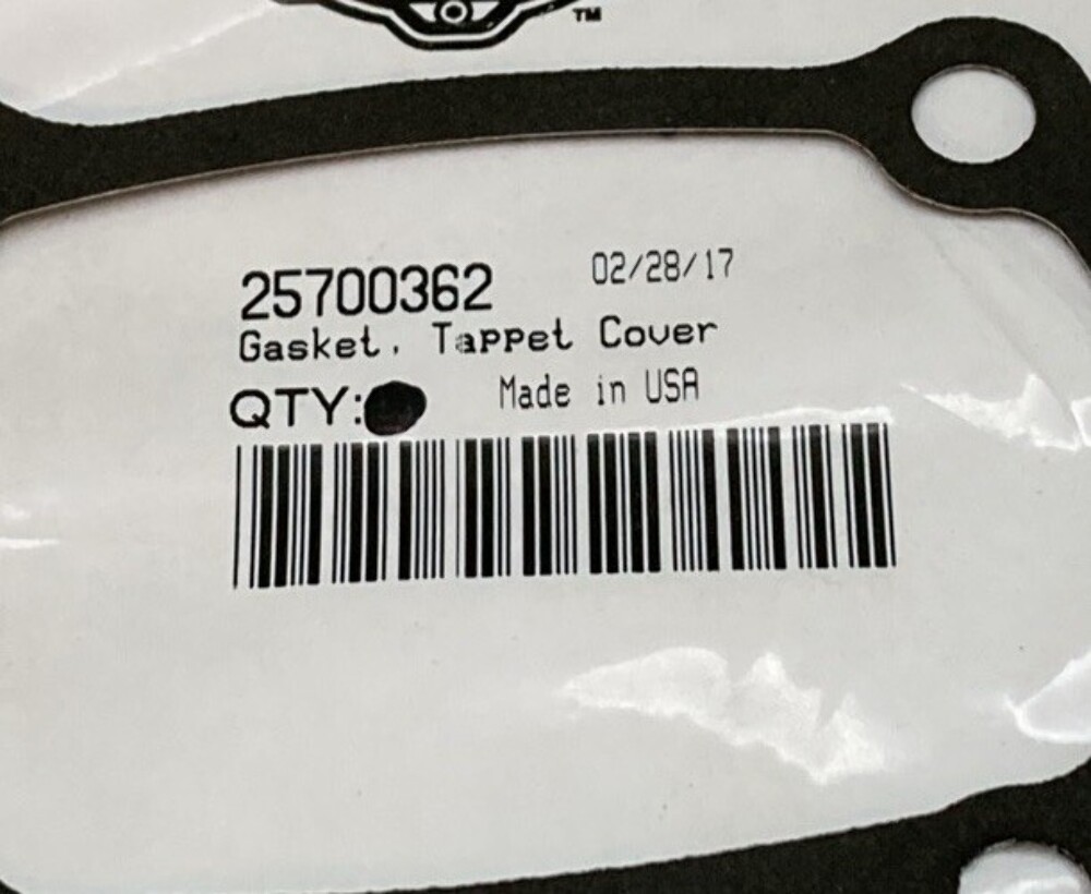 NEW GENUINE HARLEY DAVIDSON 25700362 GASKET TAPPET COVER | eBay