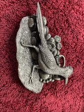 Vintage Roadrunner Belt Buckle Bergamot Brass Works D-149 Made In USA 1980