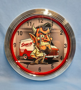 Snap-On Neon Clock for sale | eBay