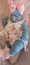 Reborn Like Weighted Cloth Body Vinyl Limbs Avatar Baby Doll Glow In The Dark