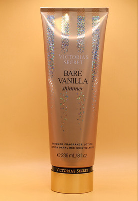 Victoria's Secret Bare Vanilla Shimmer Body Lotion Moisturizer Vegan 8 fl oz