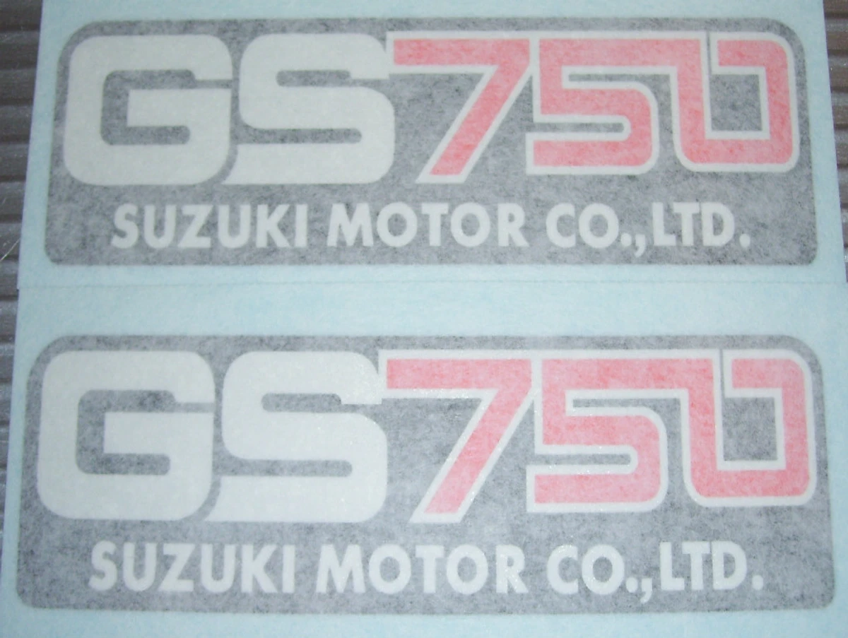 SUZUKI GS750 GS750A GS750B GS750D SIDE PANEL DECALS eBay