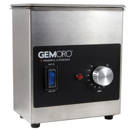Gemoro Next-Gen Ultrasonic Jewelry Cleaner 1.5 Pint With Timer Dual Power 1731