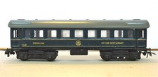 Märklin H0/00 wewnętrzny. Wagon jadalny niebieski 342J - 17,5cm (sprzęgła pałąkowe)