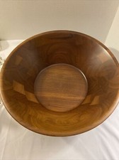 Vintage Walnut 12" Wooden Salad Bowl - THE WALNUT BOWL SHOP - Branson, Missouri