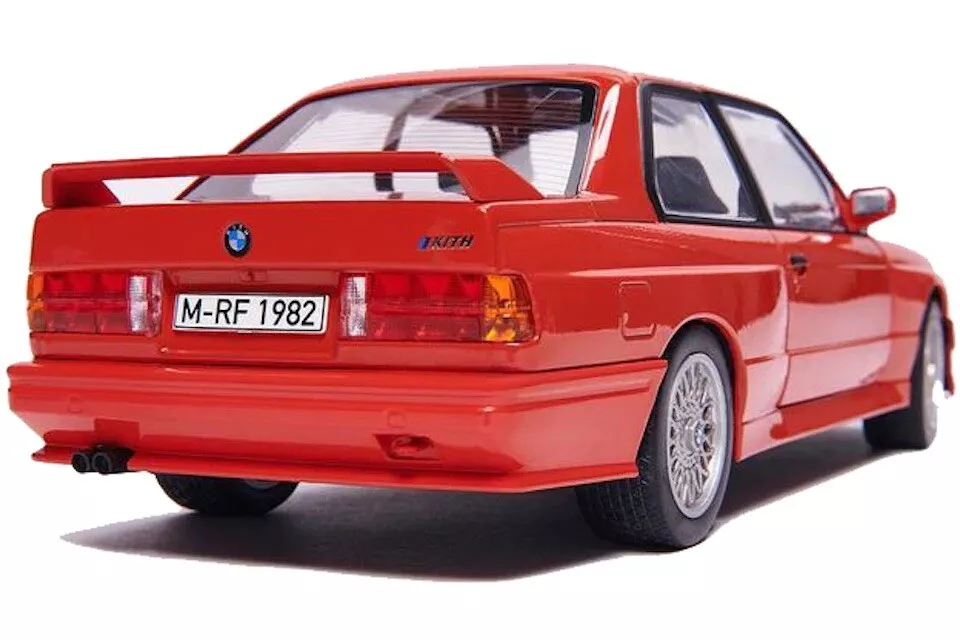 Ronnie Fieg's Kith BMW M3 E30 Red Diecast Replica 1:18 Scale Car