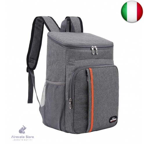 Zaino Termico Frigo 22L, Borsa Termica Porta Pranzo, Borsa Frigo Isoterma