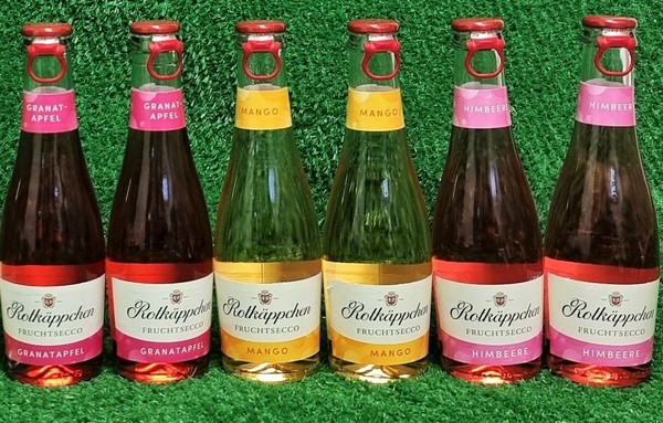 (13€/L) 12X RotkäPpchen Fruchtsecco Mix 0,2L Probiersortiment Piccolo Versand0€-image