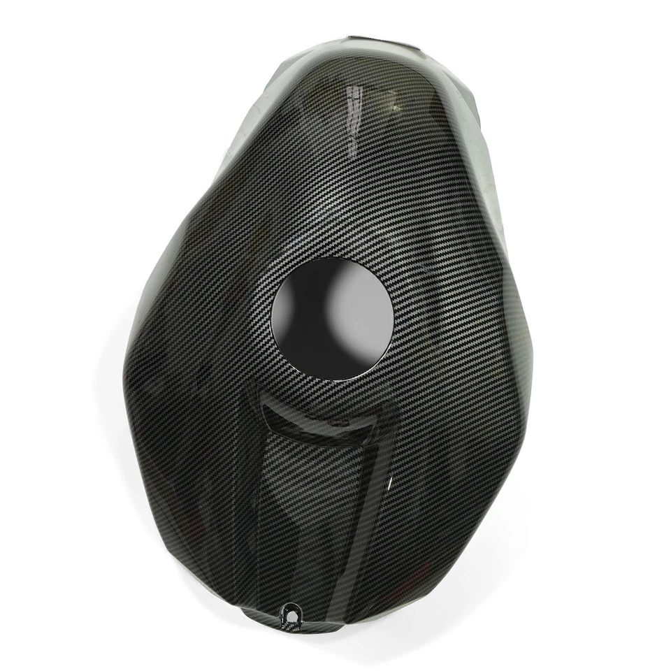 Carbon Fiber Paint Fuel Gas Tank Cover Fairing Cowl For Yamaha YZF R1 2009-2014 Foto 4 de 4