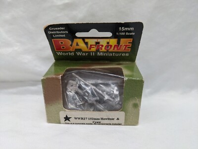 Battlefront Miniatures WWR27 152mm Howitzer And Crew 15MM Metal Miniatures