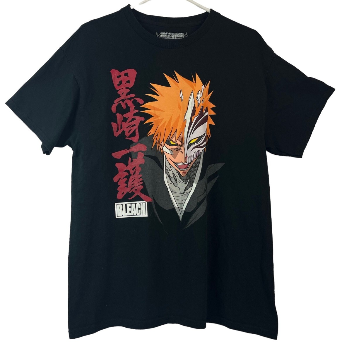 Bleach SS Tee T-Shirt Anime Ichigo Kurosaki Graphic Ripple 