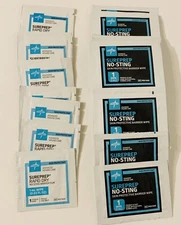 28 Medline MSC1505, MSC1605  Sureprep No-Sting Barrier Skin Wipes -PACK/28 Wipes
