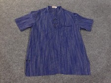 fabindia mens kurta shirt 38 purple india button cotton casual classic