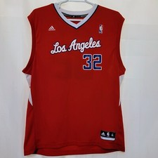 Adidas NBA Los Angeles Clippers 32 Blake Griffin Red Double Sided Jersey XL