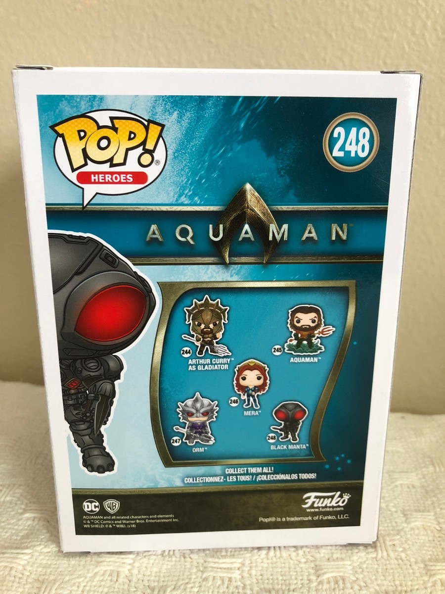 Funko Pop! Heroes Aquaman BLACK MANTA Walmart Exclusive Vinyl