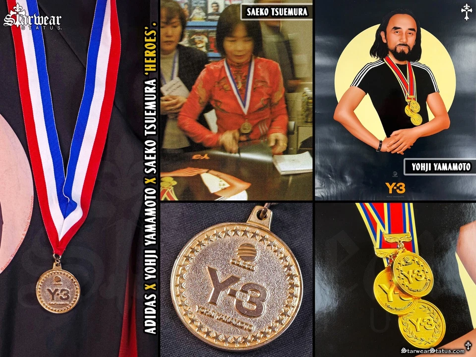 🔥RARA Chaqueta Adidas Yohji Yamamoto Y-3 Heroes SAEKO TSUEMURA Y3 Japón Sukajan L Foto 4 de 4