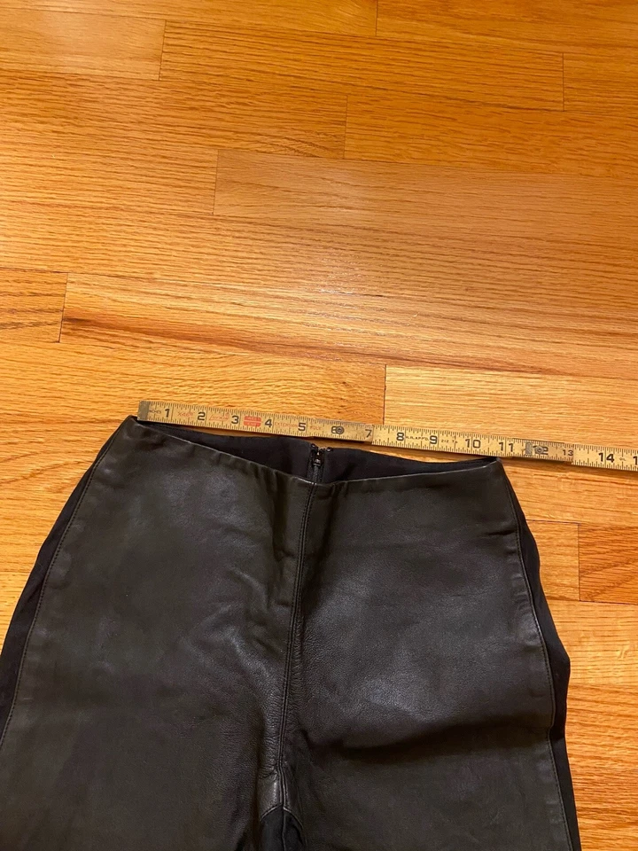 DKNY Woman’s Leather Pants Size 2 - Image 4 of 4