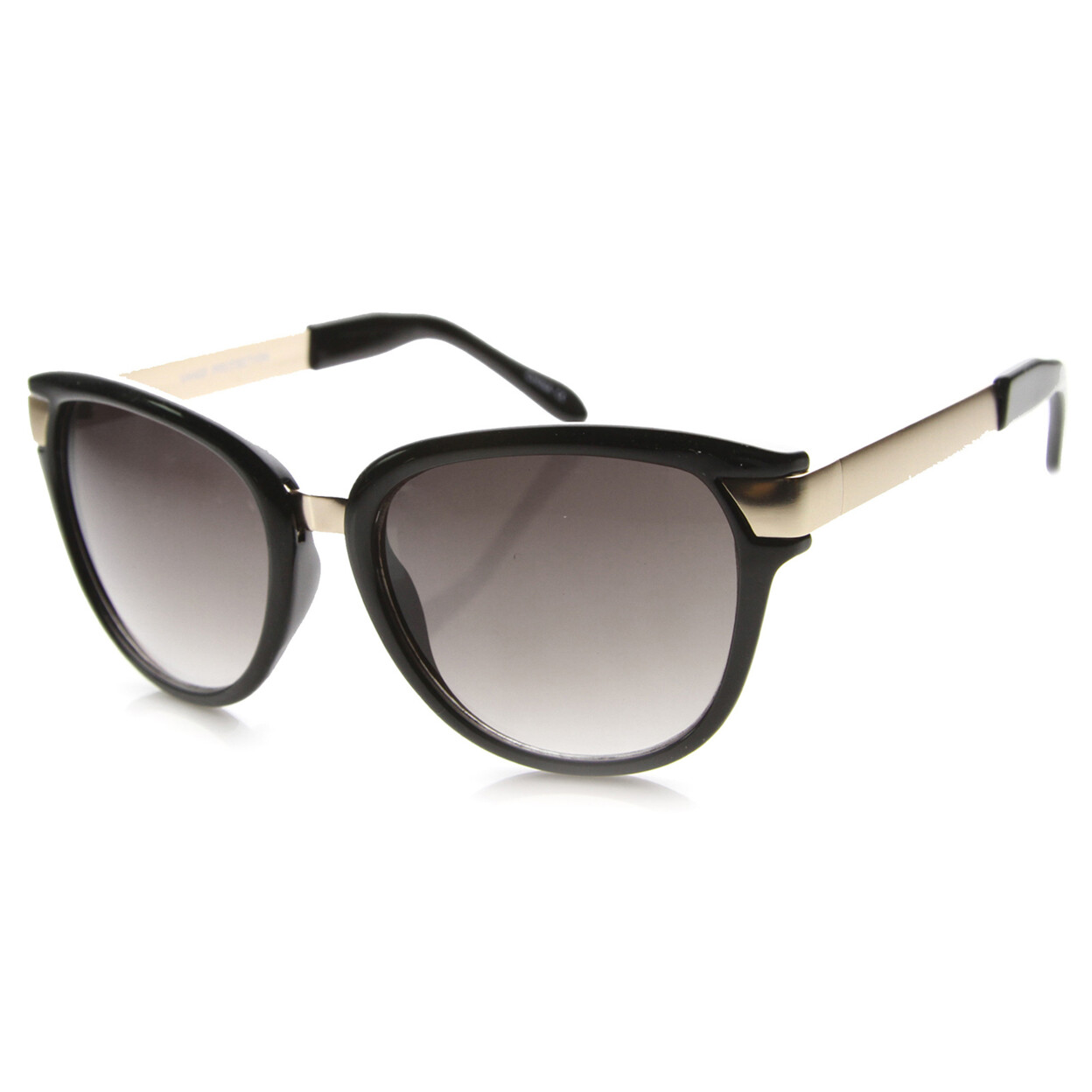 Womens Cat Eye Sunglasses Uv400 Gradient Lens Vintage Style Model 9822-image