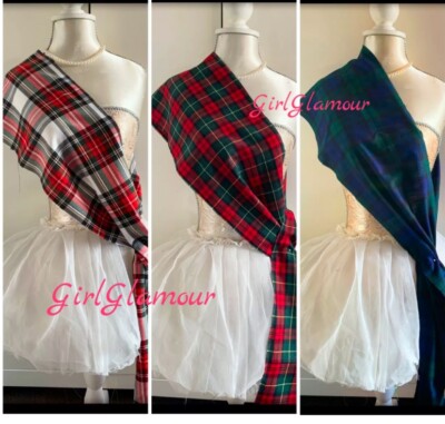 Spilla Rosetta Tartan Royal Stewart Kilt Cardo Scozzese - Foto 6